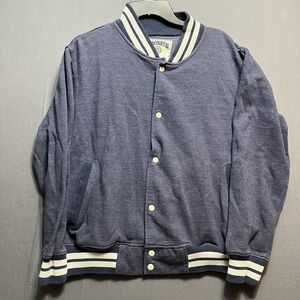Varsity Jacket by Company 81 medium blue Y2K